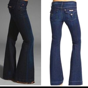 Petite EUC Hudson Dark Wash Flare